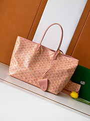 Goyardine Canvas Anjou PM Bag Powder Pink - 33x14.5x28cm - 4