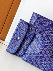 Goyardine Canvas Anjou PM Bag Blueberry Violet - 33x14.5x28cm - 2