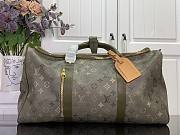 LV Keepall 50 Backpack Monogram Surplus Canvas Khaki Green M26964 - 50x29x34cm - 3