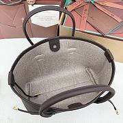 Loro Piana Ghiera Shopper Small Calfskin Dark Chocolate (H0TO) - 28x19x12cm - 6