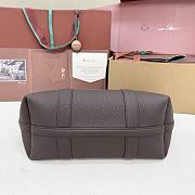 Loro Piana Ghiera Shopper Small Calfskin Dark Chocolate (H0TO) - 28x19x12cm - 4