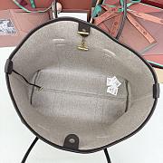 Loro Piana Ghiera Shopper Large Calfskin Chocolate - 40x26x18cm - 6