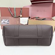 Loro Piana Ghiera Shopper Large Calfskin Chocolate - 40x26x18cm - 5