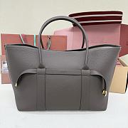 Loro Piana Ghiera Shopper Large Calfskin Chocolate - 40x26x18cm - 3
