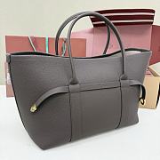 Loro Piana Ghiera Shopper Large Calfskin Chocolate - 40x26x18cm - 2