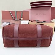 Loro Piana Ghiera Shopper Large Calfskin Glazed Moka (H1DY) - 40x26x18cm - 5