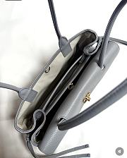 Chanel Small Tote Grained Calfskin & Gold-Tone Metal Gray - 30.5x15x11.5cm - 2