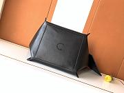 Celine Medium Cube Bag In Supple Calfskin Black - 36x35.5x34cm - 6