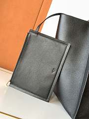 Celine Medium Cube Bag In Supple Calfskin Black - 36x35.5x34cm - 4