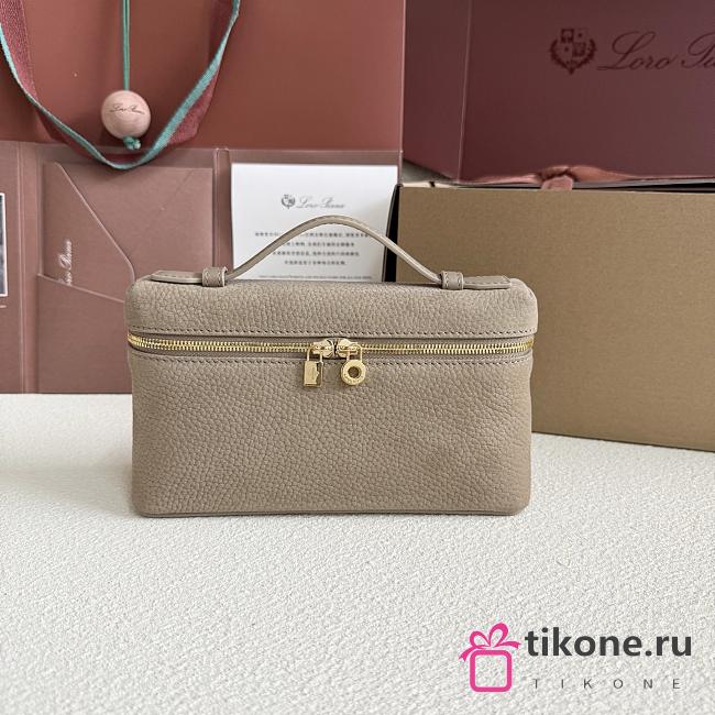 Loro Piana Extra Pocket L19 Calfskin Almond (D0Y9) - 19x7x12cm - 1