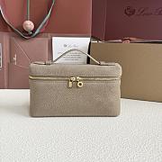 Loro Piana Extra Pocket L19 Calfskin Almond (D0Y9) - 19x7x12cm - 1