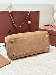 Loro Piana Loom Bag L32 Calfskin Toffee (E0GL) - 32x24x17cm - 4