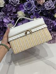Loro Piana Extra Pocket L27 East West Wicker Rattan White - 27x15x10cm - 2