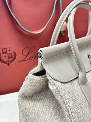 Loro Piana Loom Bag L25 Pecora Nera Dove (B5NO) - 25x18x12.5cm - 5