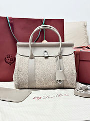 Loro Piana Loom Bag L25 Pecora Nera Dove (B5NO) - 25x18x12.5cm - 6