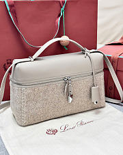 Loro Piana Extra Bag L27 Pecora Nera Dove (B5NO) - 27x16x10cm - 5