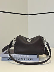 Fendi Lui Small Brown Leather Bag - 20x13x9cm - 4