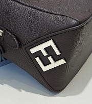 Fendi Lui Small Brown Leather Bag - 20x13x9cm - 3