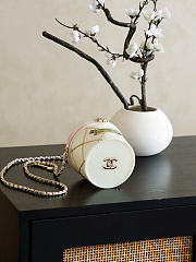 Chanel Ice Cream Minaudiere Plexi Strass & Gold-Tone Metal White Pink & Light Green AS6019 - 17x9x9cm - 6