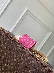 LV Victorine Wallet Monogram Denim Fuchsia M27707 - 12x9.5x2.5cm - 5