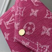 LV Victorine Wallet Monogram Denim Fuchsia M27707 - 12x9.5x2.5cm - 3