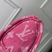 LV Trousse Speedy Monogram Denim Fuchsia M27605 - 11x7.5x6cm - 3