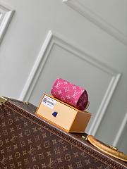 LV Trousse Speedy Monogram Denim Fuchsia M27605 - 11x7.5x6cm - 2