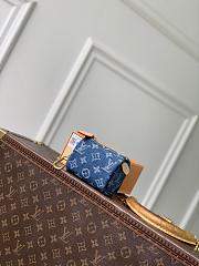 LV Trousse Speedy Monogram Denim Blue M27604 - 11x7.5x6cm - 5