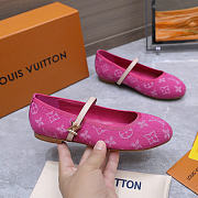 LV Romy Ballerina Monogram Denim Fuchsia 1AJJO6  - 2