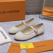 LV Romy Ballerina Monogram Denim Greige 1AJJP2 - 2