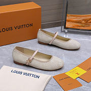 LV Romy Ballerina Monogram Denim Greige 1AJJP2 - 3