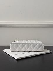 Chanel Vanity with Chain Grained Caviar & Gold-Tone Metal White - 19.5x17x5cm - 6