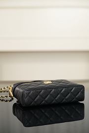 Chanel Vanity with Chain Grained Caviar & Gold-Tone Metal Black 26006 - 19.5x17x5cm - 6