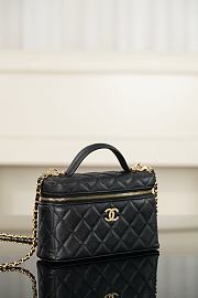 Chanel Vanity with Chain Grained Caviar & Gold-Tone Metal Black 26006 - 19.5x17x5cm - 2