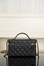 Chanel Vanity with Chain Grained Caviar & Gold-Tone Metal Black 26006 - 19.5x17x5cm - 3