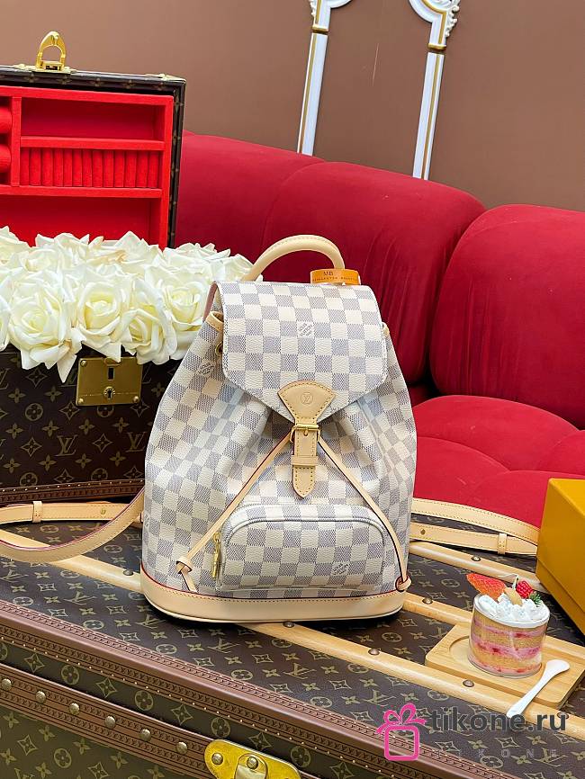 LV Montsouris PM Damier Azur N00120 - 30x18x28cm - 1