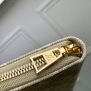 LV Zippy Wallet Monogram Denim Khaki M28297 - 19.5x10.5x2.5cm - 4