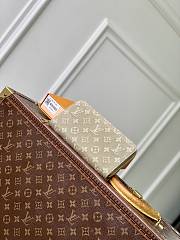LV Zippy Wallet Monogram Denim Khaki M28297 - 19.5x10.5x2.5cm - 3