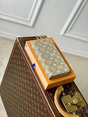LV Zippy Wallet Monogram Denim Khaki M28297 - 19.5x10.5x2.5cm - 2