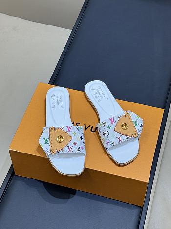 LVxTM Frame Flat Mule Multicolored/White 1AJJYL 