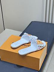 LVxTM Frame Flat Mule Multicolored/White 1AJJYL  - 2