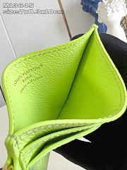 LV Charms Card Holder Green M13645 - 10.2x7.3x0.3cm - 6