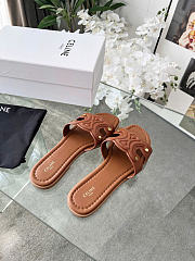 Celine Marina Mule In Calfskin Brown - 4