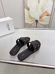 Celine Marina Mule In Calfskin Black - 2