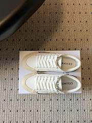 Celine Alan Sneaker With Triomphe In Canvas White - 4