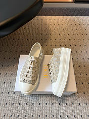 Walk'n'Dior Platform Sneaker Trench Dior Oblique Embroidered Mesh - 5