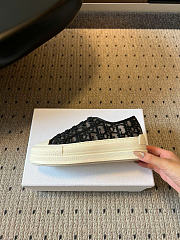 Walk'n'Dior Platform Sneaker Black Dior Oblique Embroidered Mesh - 6