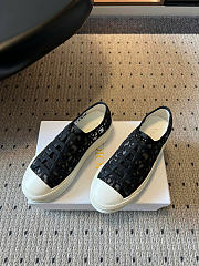Walk'n'Dior Platform Sneaker Black Dior Oblique Embroidered Mesh - 2