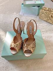 Aquazzura Ce Soir Sandal 105 Gold - 5