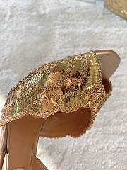Aquazzura Ce Soir Sandal 105 Gold - 4